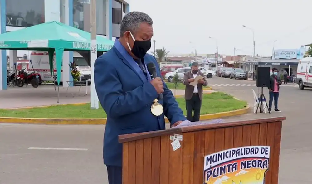 Marcatoma formaba parte del concejo municipal del distrito antes de asumir como alcalde luego de la destitución del detenido José Delgado Heredia. Foto: Municipalidad Distrital de Punta Negra