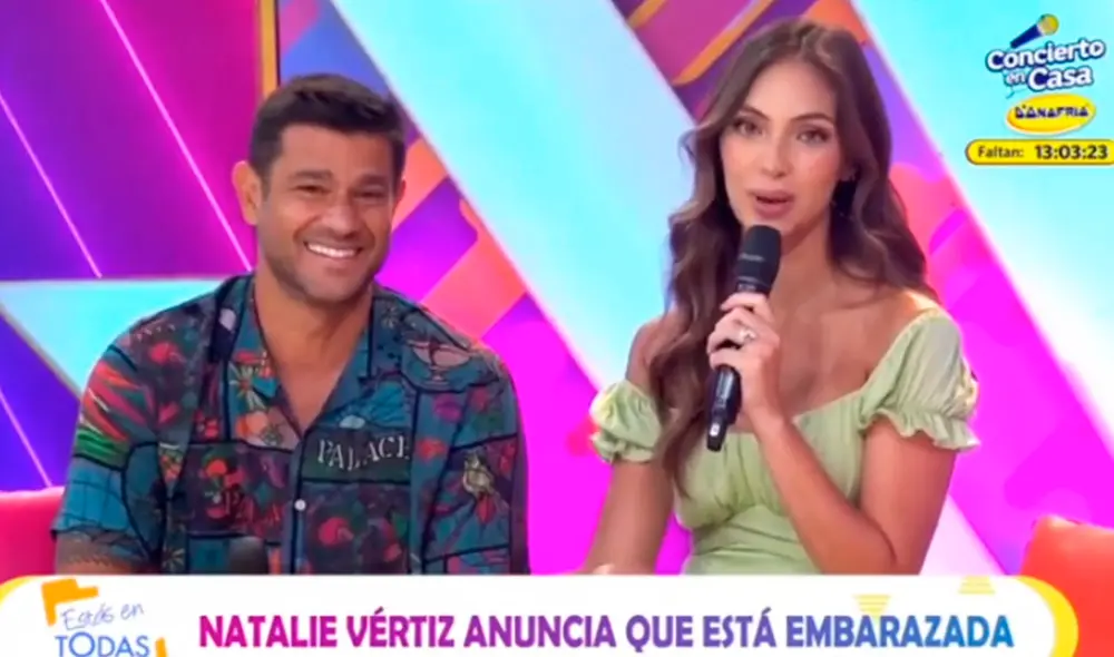 La pareja mencionó que aún no sabe el sexo de su segundo hijo. Foto: captura América TV