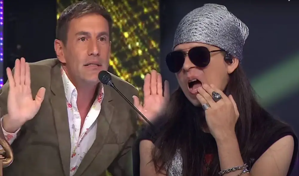 El imitador de Axl Rose volvió después de ocho años a Yo soy. Foto: captura de Latina