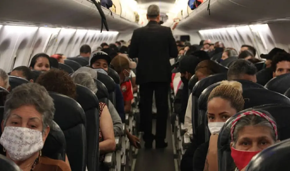 El vuelo más reciente del Plan Vuelta a la Patria partió desde Trinidad y Tobago. Foto: Cancillería de Venezuela El vuelo más reciente del Plan Vuelta a la Patria partió desde Trinidad y Tobago. Foto: Cancillería de Venezuela