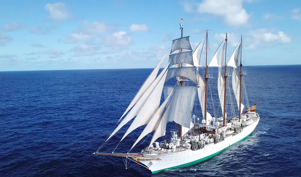 La siguiente parada es la isla de Cebú, donde el 27 de abril de 1521 murió Magallanes a manos de los indígenas. Foto: Navegación del Juan Sebastián de Elcano