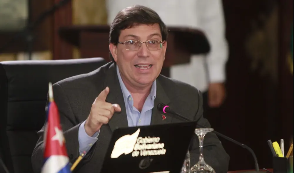 El ministro cubano condenó el primer ataque de Estados Unidos bajo la gestión de Joe Biden. Foto: EFE