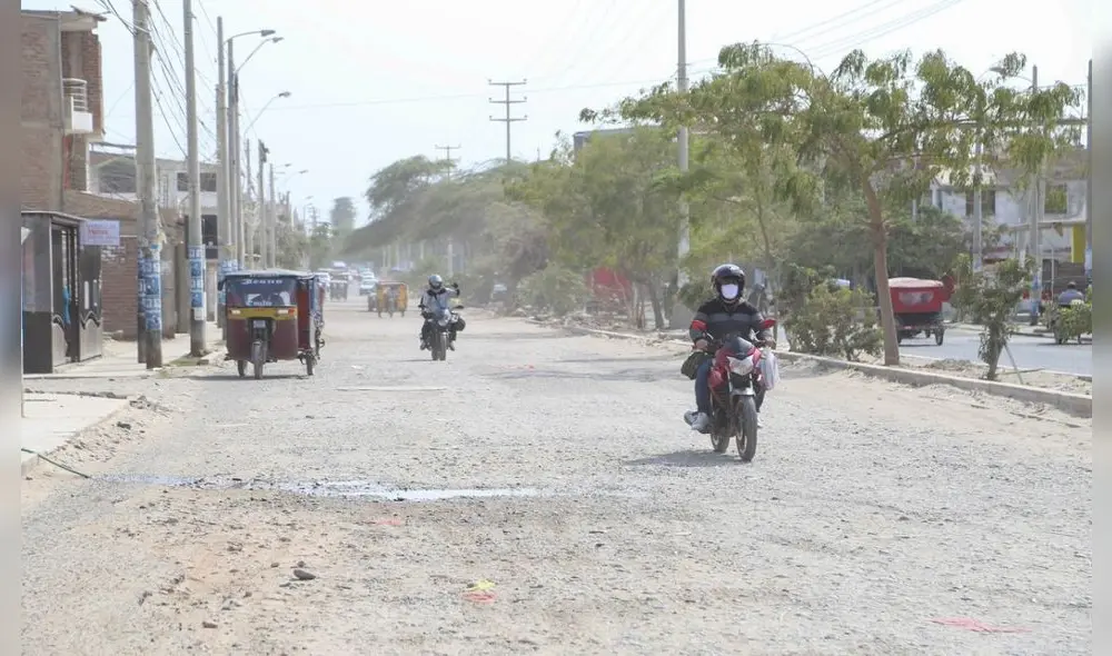 Avenida luce totalmente destruida. Foto: La República.