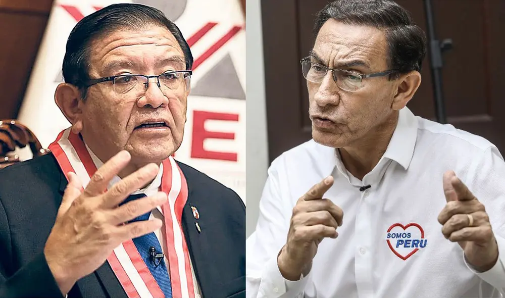 Jorge Luis Salas Arenas negó que él o sus familiares tengan alguna relación con Martín Vizcarra. Foto: composición / La República