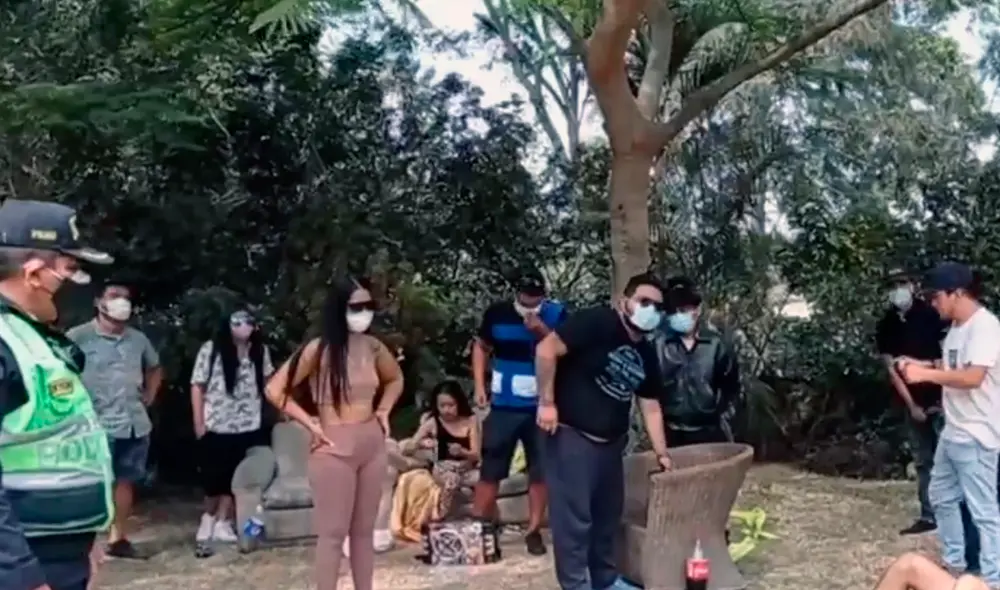 Los infractores deberán pagar una multa de S/ 387. Foto: captura de América TV Los infractores deberán pagar una multa de S/ 387. Foto: captura de América TV