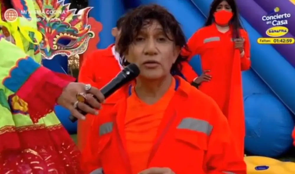 Fernando Armas habla sobre la salud de su esposa en El reventonazo de la chola. Foto: captura de América TV Fernando Armas habla sobre la salud de su esposa en El reventonazo de la chola. Foto: captura de América TV