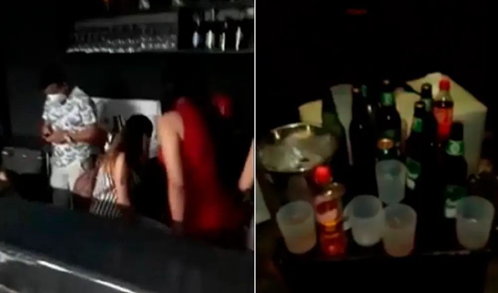 Vecinos denunciaron que este tipo de fiestas son constantes en la zona. Foto: captura de América TV Vecinos denunciaron que este tipo de fiestas son constantes en la zona. Foto: captura de América TV