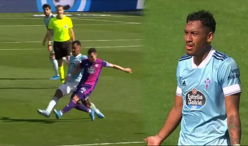 Renato Tapia llegó a las 10 tarjetas amarillas en el torneo. Foto: captura de video LaLiga