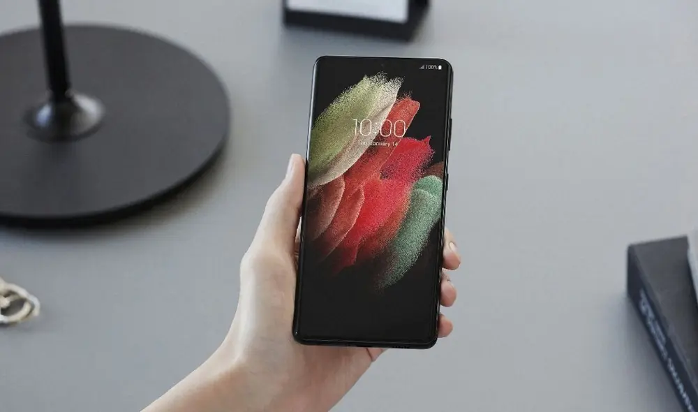 Así luce la pantalla del Samsung Galaxy S21 Ultra. Foto: AndroPhone