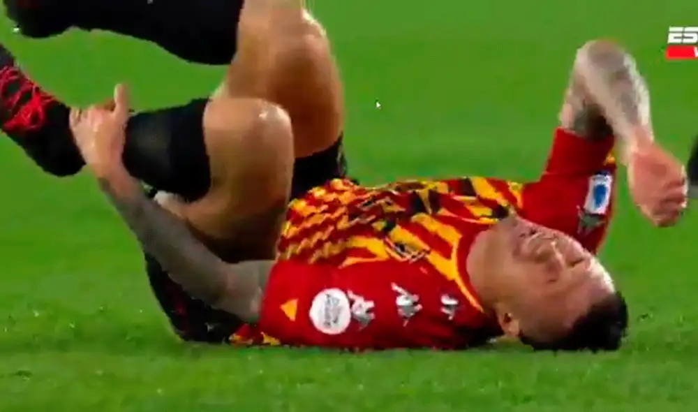 En lo que va del 2021, Gianluca Lapadula lleva un gol con el Benevento. Foto: captura de ESPN