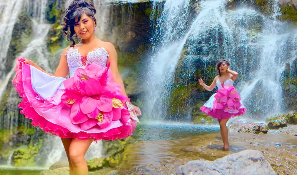 El videoclip de "Amor no correspondido" de la cantante folclórica Yarita Lizeth se grabó en las cataratas de Lampa, Puno. Foto: Yarita Lizeth/Instagram El videoclip de "Amor no correspondido" de la cantante folclórica Yarita Lizeth se grabó en las cataratas de Lampa, Puno. Foto: Yarita Lizeth/Instagram