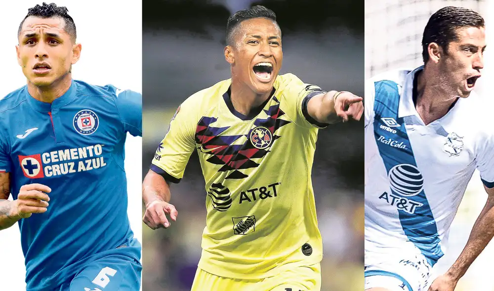 Yoshimar Yotún, Pedro Aquino y Santiago Ormeño, sangre peruana que cobra protagonismo fecha a fecha en la Liga MX. Foto: composición