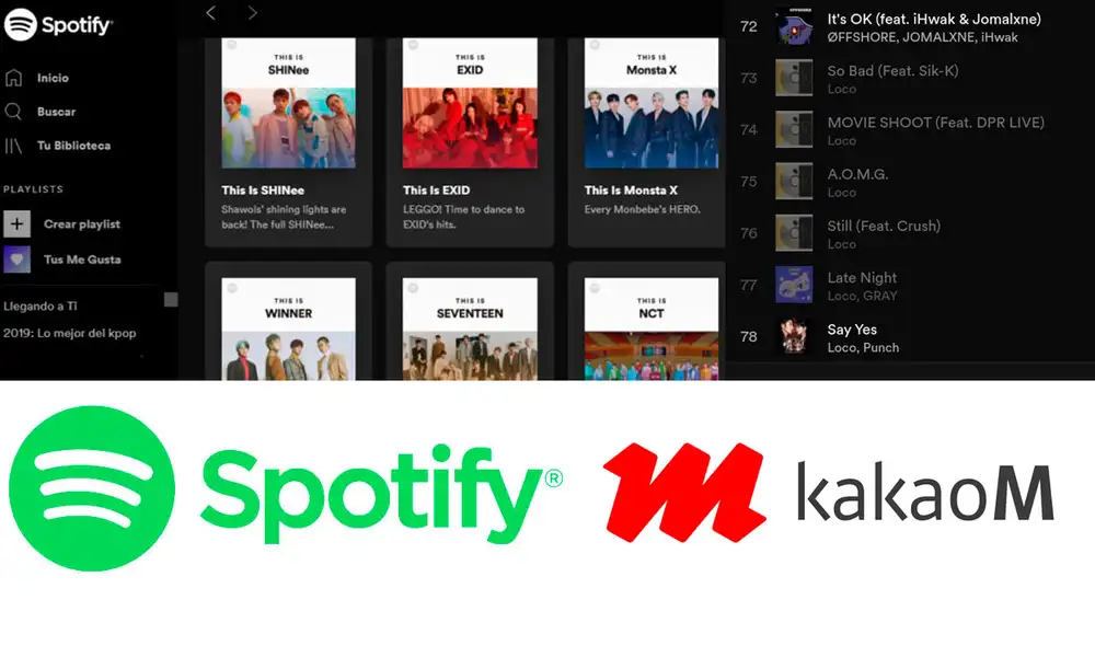 Respuesta de Spotify tras eliminar canciones de más de 250 artistas K-pop. Foto: composición LR Respuesta de Spotify tras eliminar canciones de más de 250 artistas K-pop. Foto: composición LR
