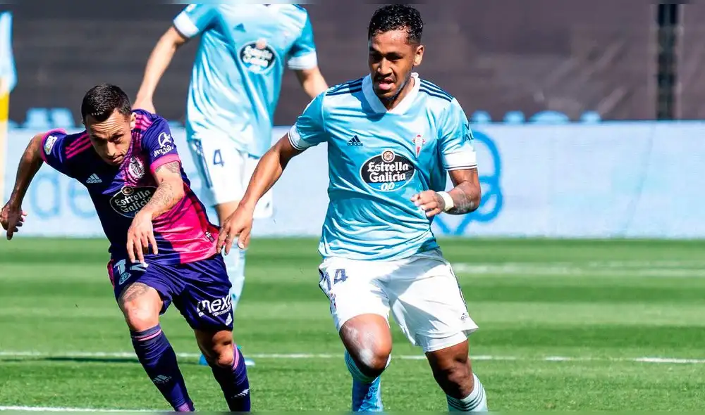 Renato Tapia jugó los 90 minutos en el empate entre Celta y Valladolid. Foto: prensa Celta de Vigo Renato Tapia jugó los 90 minutos en el empate entre Celta y Valladolid. Foto: prensa Celta de Vigo