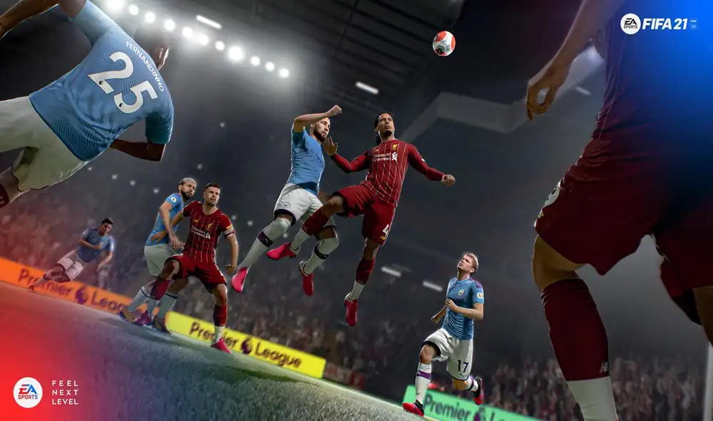 Para aprovechar este truco de FIFA 21 necesitarás un delantero con buena capacidad de salto y cabezazo. Foto: EA Sports Para aprovechar este truco de FIFA 21 necesitarás un delantero con buena capacidad de salto y cabezazo. Foto: EA Sports