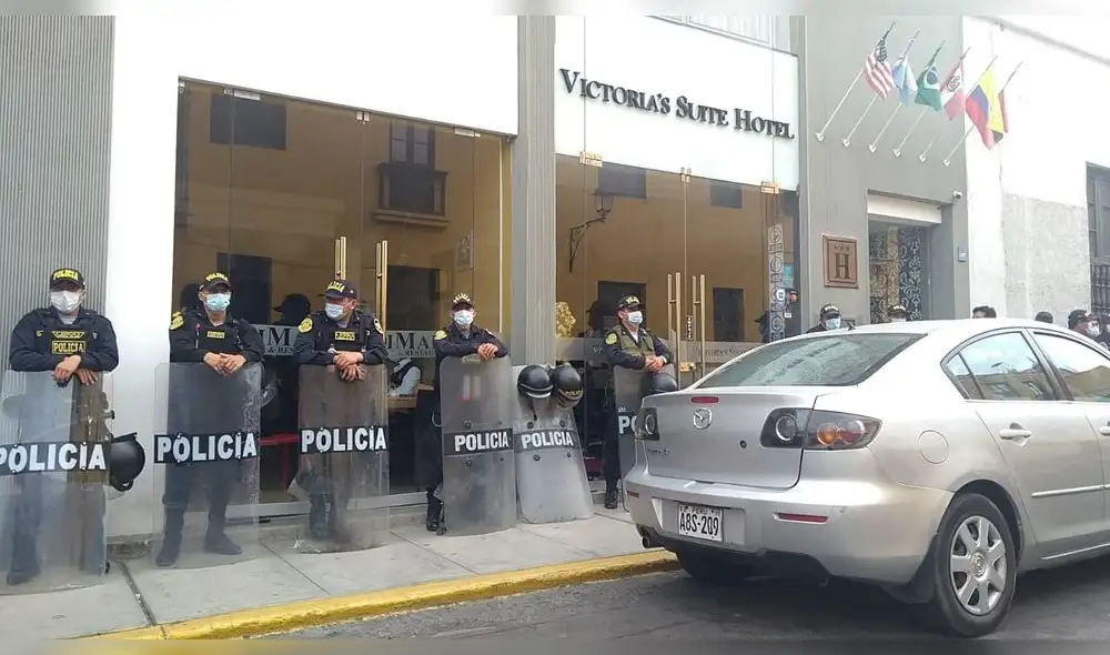 Intervinieron hotel en centro de Trujillo. Foto: cortesía Intervinieron hotel en centro de Trujillo. Foto: cortesía
