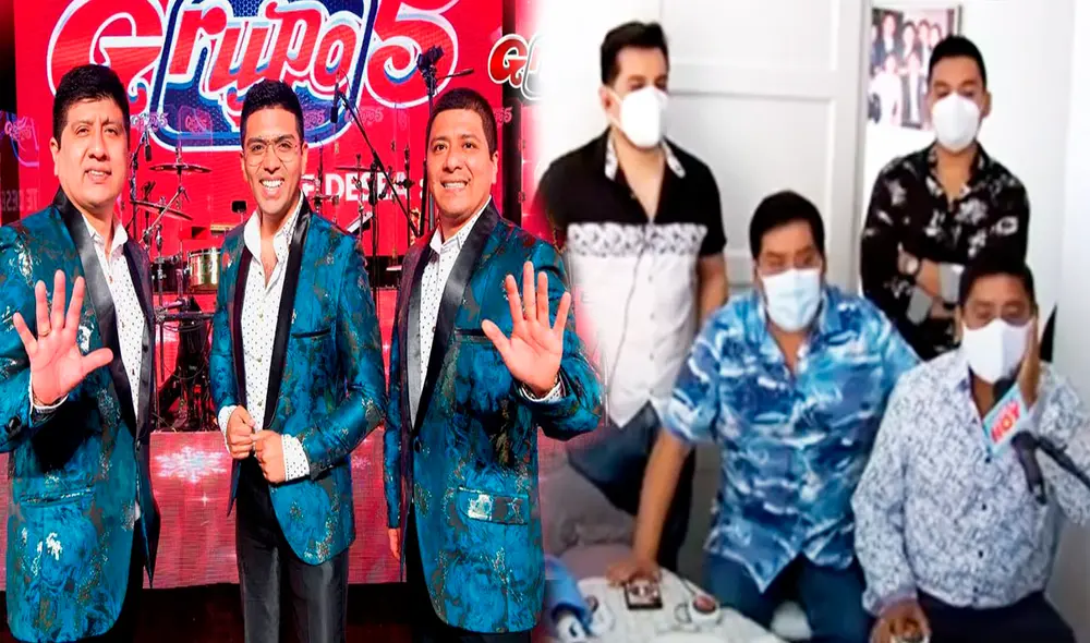Varias agrupaciones de música colaborarán con el concierto virtual. Foto: Instagram / Grupo 5 / captura América Hoy
