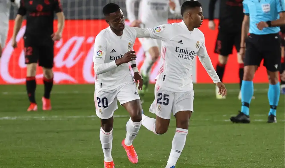 El ingreso de Vinicius Jr. a los 60 minutos fue clave para evitar la derrota del Real Madrid. Foto: EFE El ingreso de Vinicius Jr. a los 60 minutos fue clave para evitar la derrota del Real Madrid. Foto: EFE