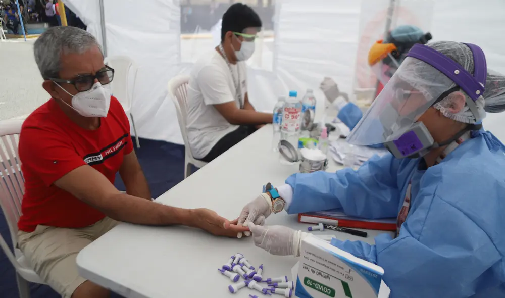 Las pruebas rápidas son eficaces para el diagnóstico de coronavirus en personas que tienen síntomas, por ello no son recomendables como requisito para realizar viajes. Foto: La República