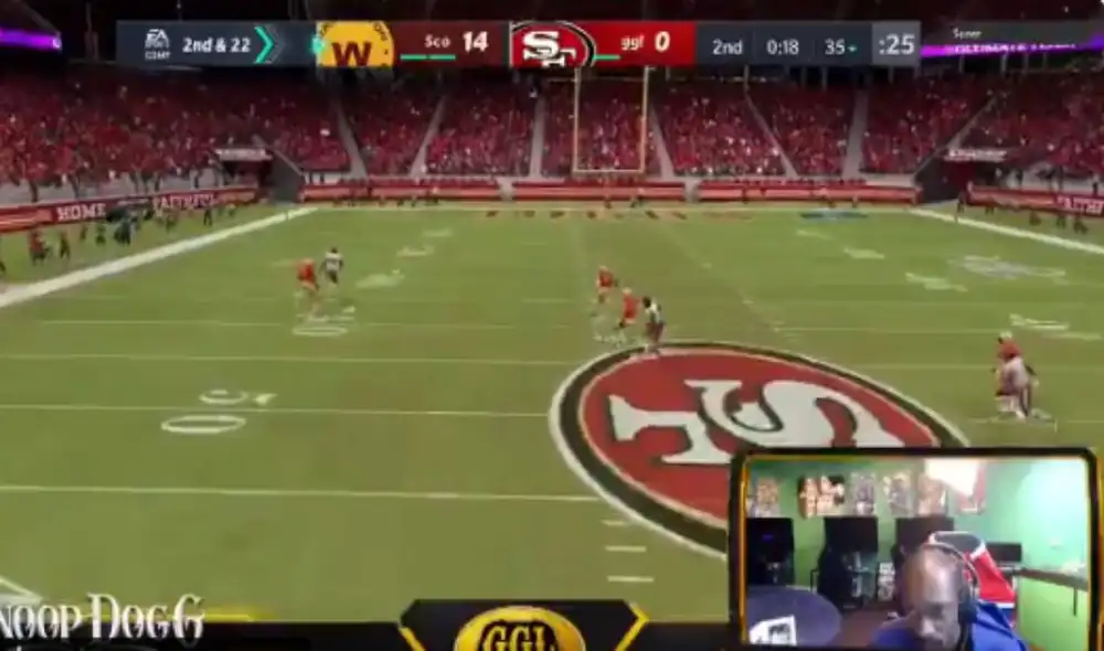 Sorprendió a todos. Snoop Dogg no soportó ir perdiendo en el partido e hizo el conocido ‘rage quit’. Foto: Twitch/Snoop Dogg