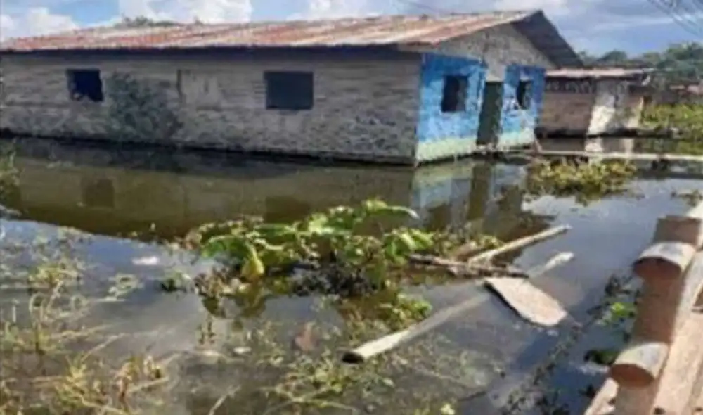 Hasta el momento, en Inahuaya se registraron 147 viviendas dañadas y 12 inhabitables. Mientras que en Vargas Guerra fueron 318 casas. Foto: difusión