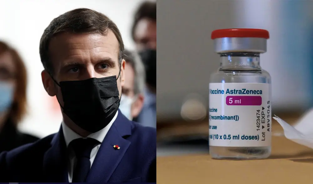 En tanto, el presidente Macron confirmó este lunes 1 de marzo que las restricciones para controlar la pandemia continuarán un mes más. Foto: composición/EFE