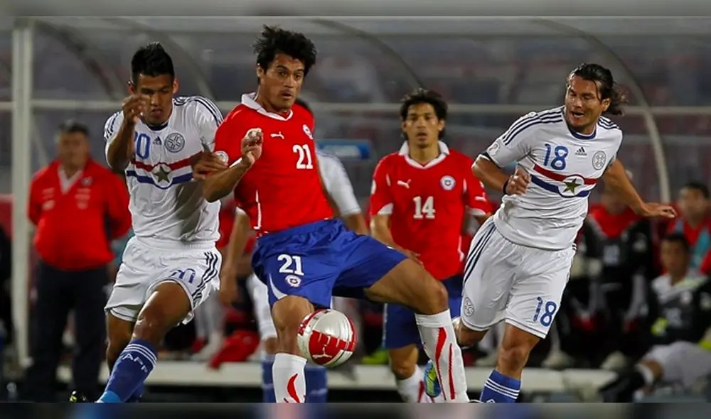 Chile vs. Paraguay se verán las caras el próximo 25 de marzo. Foto: EFE