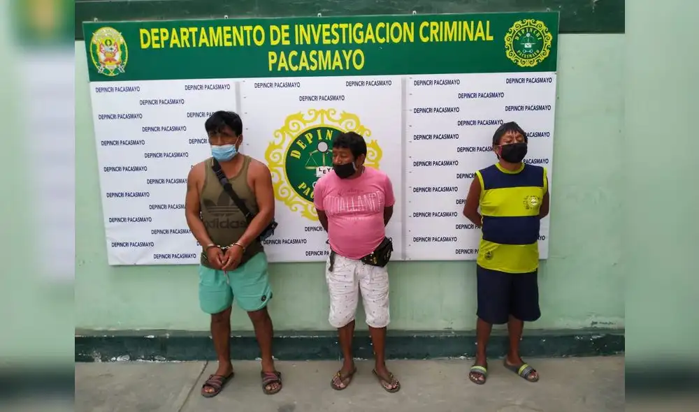 Luis Goicochea (al centro) registra ingresos a penales liberteños en tres ocasiones. Foto: PNP