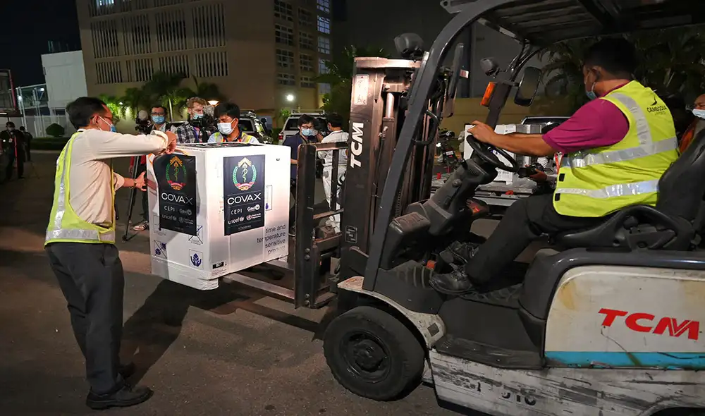 El mecanismo Covax ya ha distribuido vacunas contra la COVID-19 en algunos países del mundo. Foto: AFP El mecanismo Covax ya ha distribuido vacunas contra la COVID-19 en algunos países del mundo. Foto: AFP