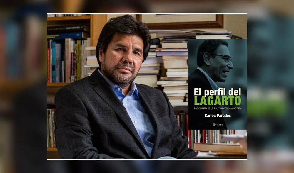 Periodista Carlos Paredes indagó la trayectoria como funcionario público del expresidente Martín Vizcarra. Portada de su libro. Periodista Carlos Paredes indagó la trayectoria como funcionario público del expresidente Martín Vizcarra. Portada de su libro.