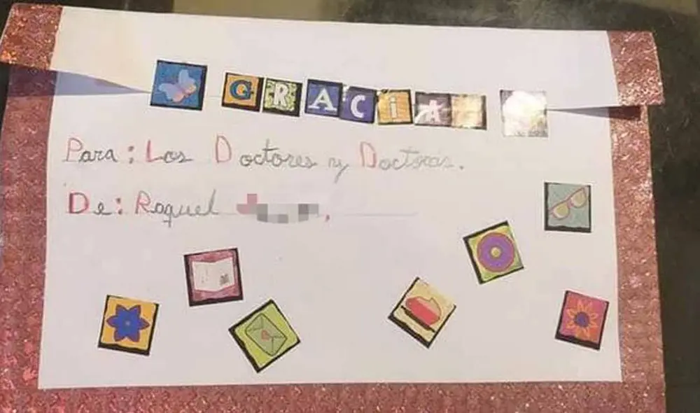 El personal de salud del Hospital Nuestra Señora de las Mercedes de Paita recibió con mucha emoción la carta. Foto: difusión El personal de salud del Hospital Nuestra Señora de las Mercedes de Paita recibió con mucha emoción la carta. Foto: difusión