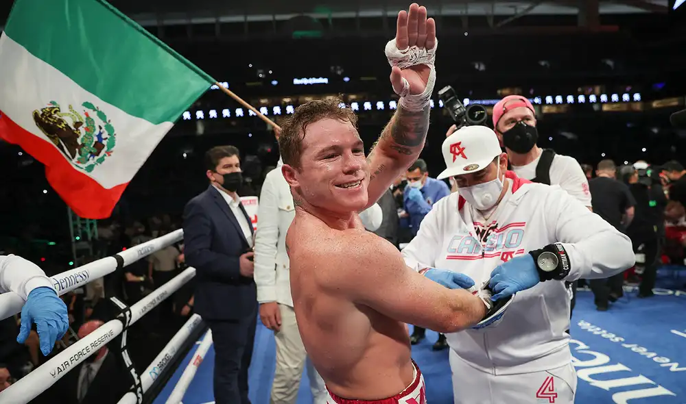 'Canelo' Álvarez derrotó el pasado sábado 27 de febrero a Avni Yıldırım. Foto: AFP