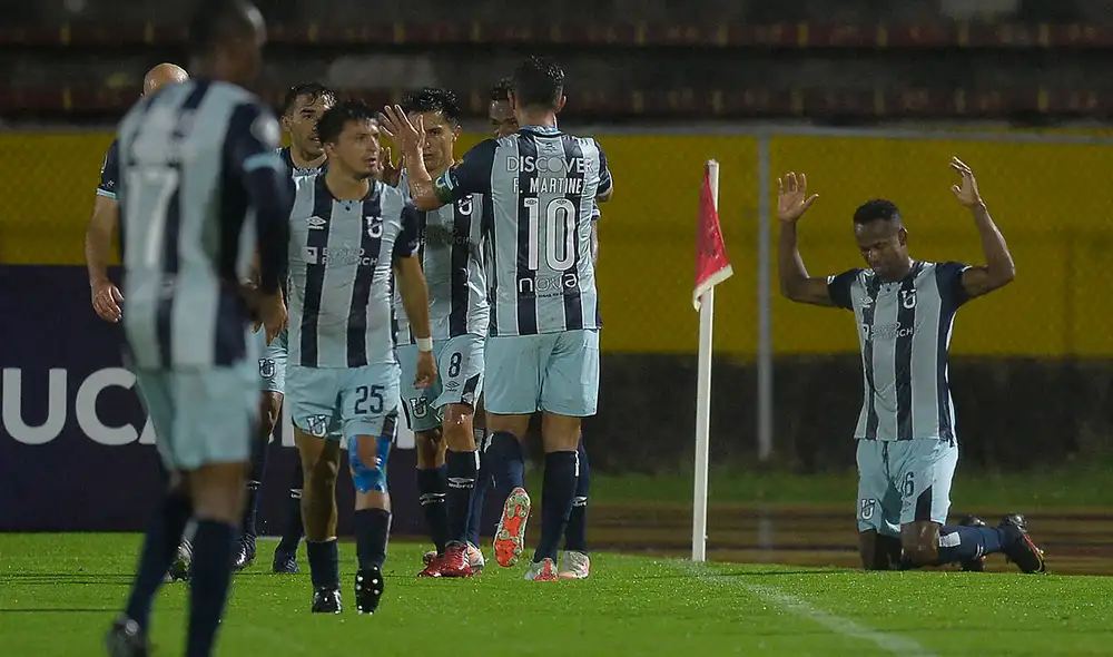 U. Católica de Ecuador eliminó al Liverpool de Uruguay en la Fase 1 de la Copa Libertadores 2021. Foto: AFP