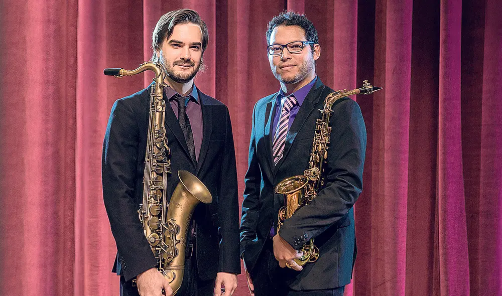 Lorenzo Ferrero y Aníbal Seminario de la Afro-Peruvian Jazz Orchestra, esperan emocionados la próxima edición de los Grammy este 14 de marzo. Compiten en la categoría mejor álbum de jazz latino por su disco Tradiciones. Foto: difusión Lorenzo Ferrero y Aníbal Seminario de la Afro-Peruvian Jazz Orchestra, esperan emocionados la próxima edición de los Grammy este 14 de marzo. Compiten en la categoría mejor álbum de jazz latino por su disco Tradiciones. Foto: difusión