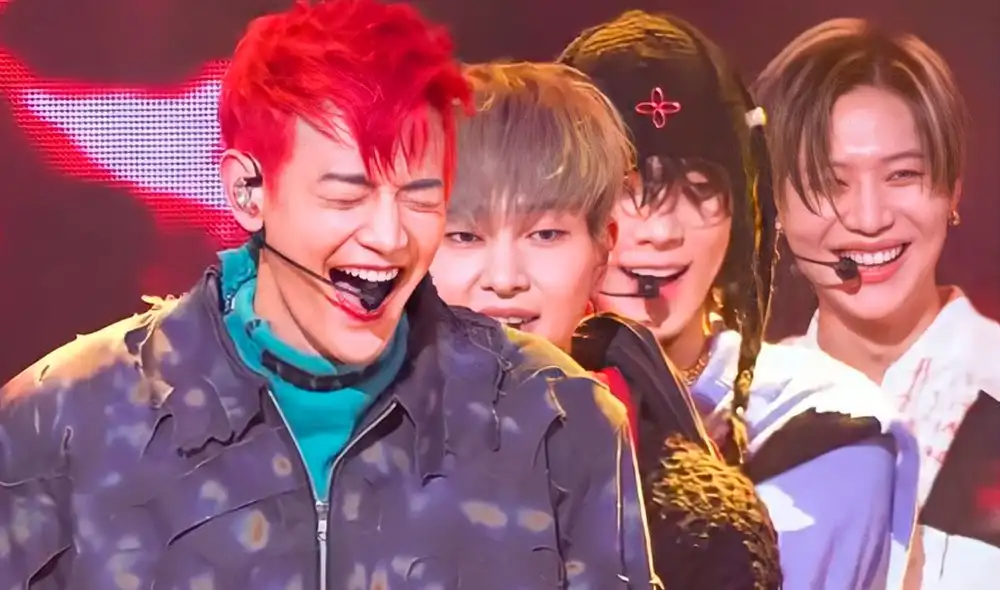 Minho, Onew, Key y Taemin de SHINee en promociones de "Don't call me". Foto: SM