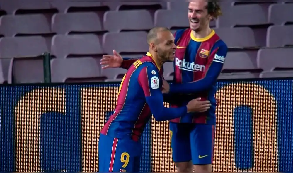 Braithwaite colocó el tercer tanto apenas comenzó la prórroga. Foto: Captura/DIRECTV Sports