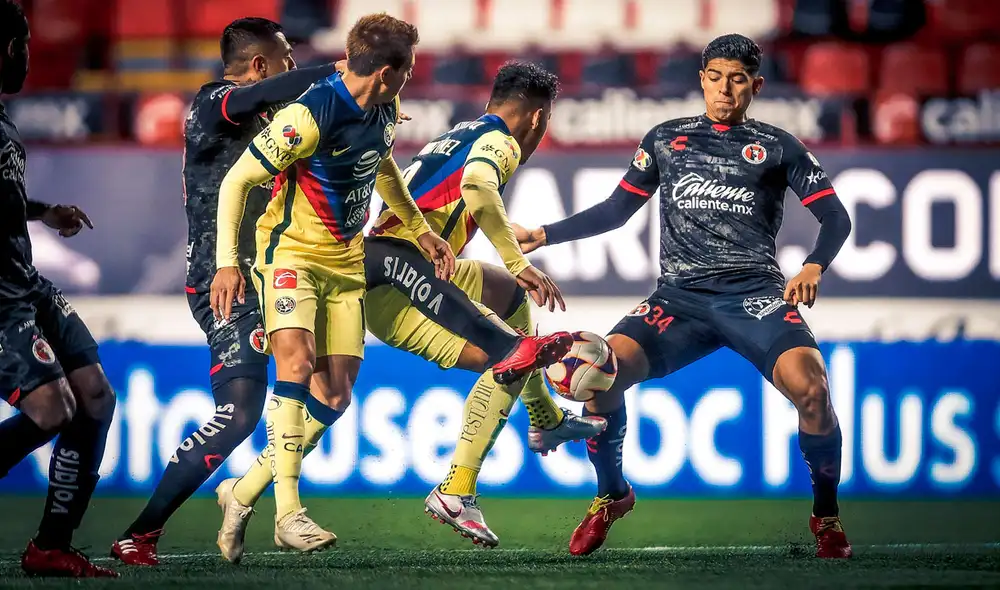 Tijuana y América juegan por la fecha 9 del Torneo Guardianes 2021 de Liga MX. Foto: Twitter / @ClubAmerica Tijuana y América juegan por la fecha 9 del Torneo Guardianes 2021 de Liga MX. Foto: Twitter / @ClubAmerica