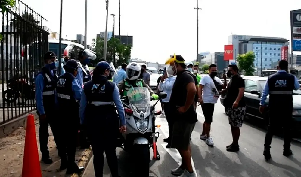 Agresores fueron denunciados por el Ministerio Público. Foto: ATU Agresores fueron denunciados por el Ministerio Público. Foto: ATU