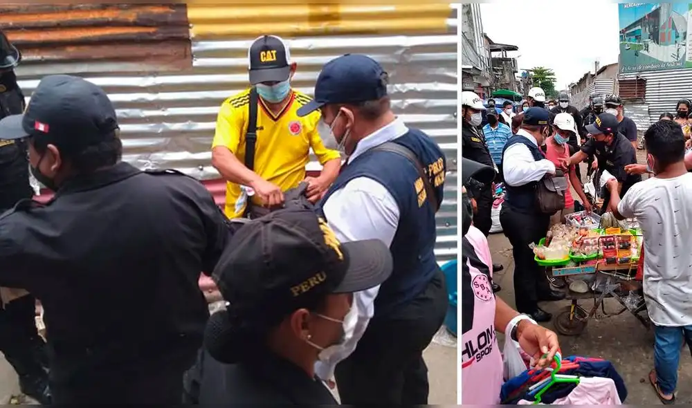 En total fueron intervenidos tres centros de abastos. Foto: MP