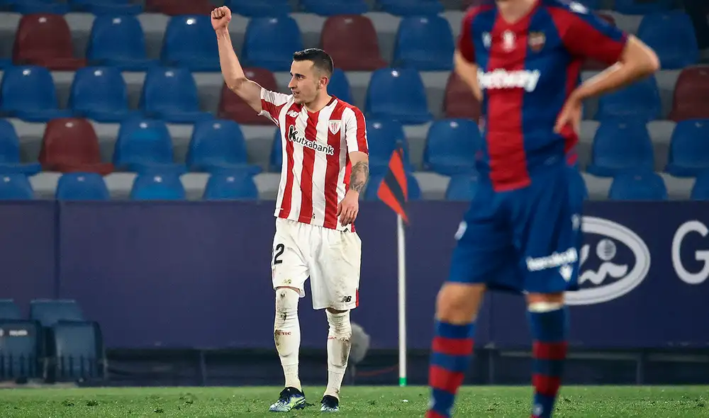 Athletic Bilbao venció 3-2 a Levante en el marcador global en semifinales de la Copa del Rey. Foto: EFE Athletic Bilbao venció 3-2 a Levante en el marcador global en semifinales de la Copa del Rey. Foto: EFE