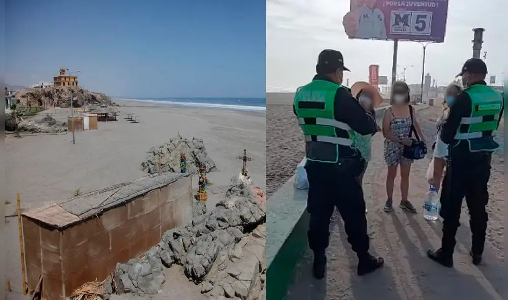 Autoridades exhortaron a veraneantes que se retiren. Foto: La República-Yaku Noticias