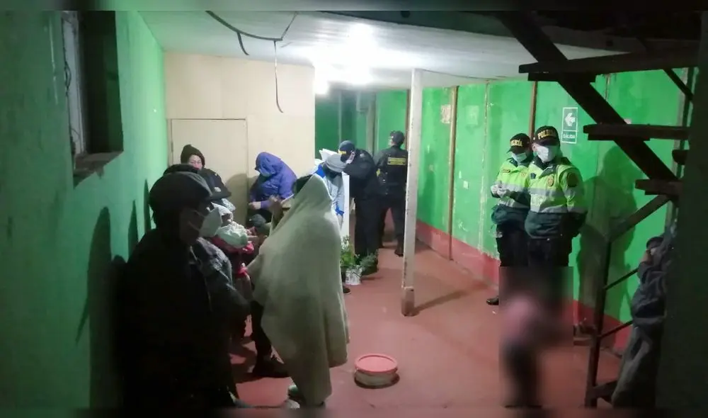 Intervención permitió conocer condición de las mujeres del establecimiento. Foto: PNP Intervención permitió conocer condición de las mujeres del establecimiento. Foto: PNP