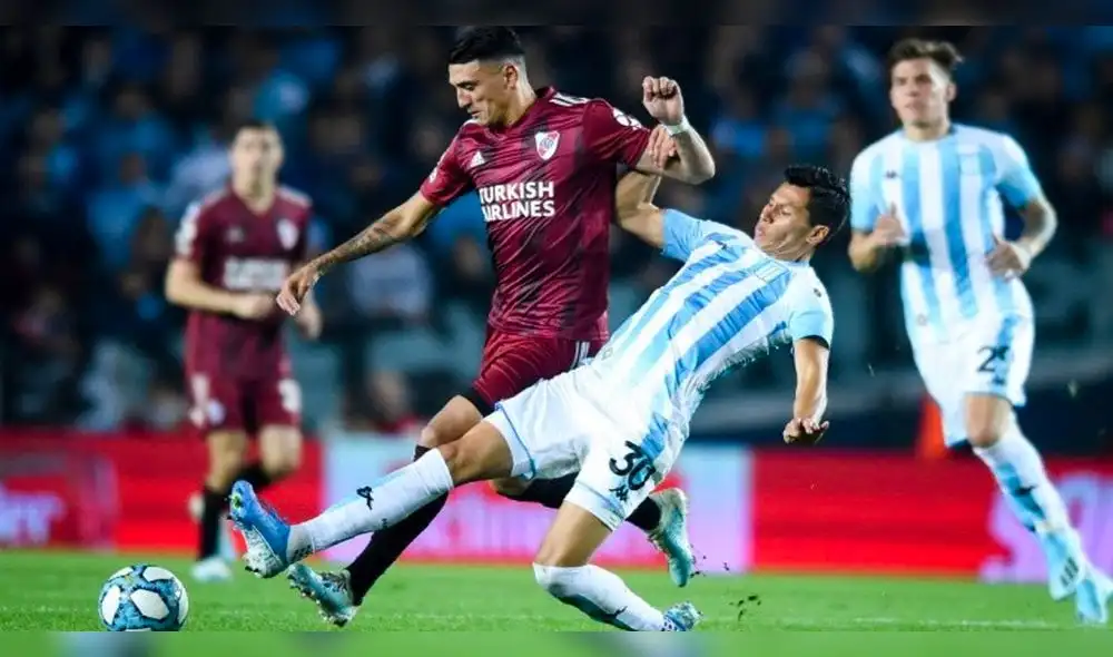 El partido de River Plate vs. Racing será en el estadio Santiago Estero. Foto: EFE El partido de River Plate vs. Racing será en el estadio Santiago Estero. Foto: EFE