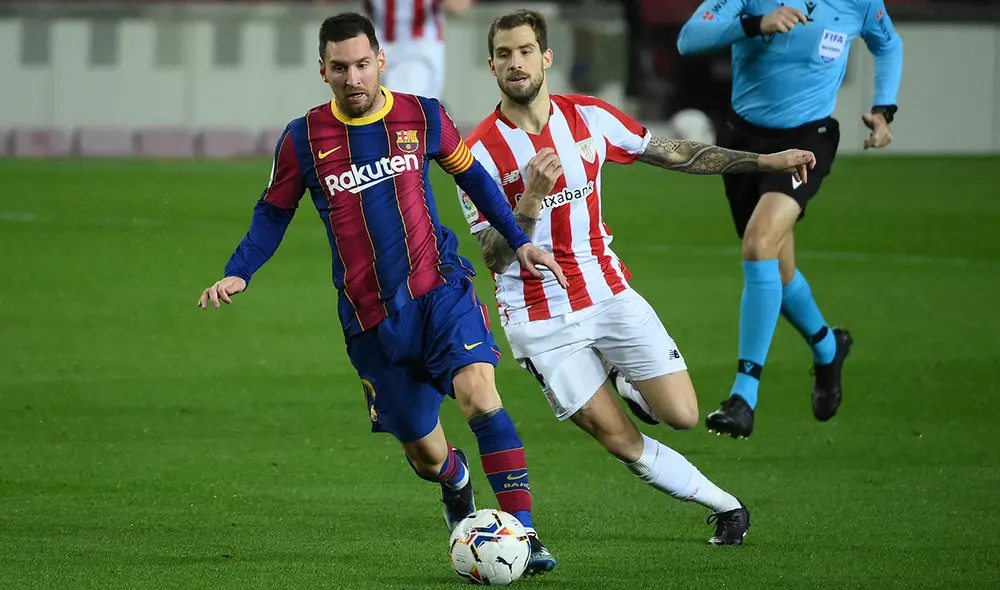 Barcelona y Athletic Bilbao se enfrentaron el pasado 31 de enero en LaLiga Santander. Foto: AFP