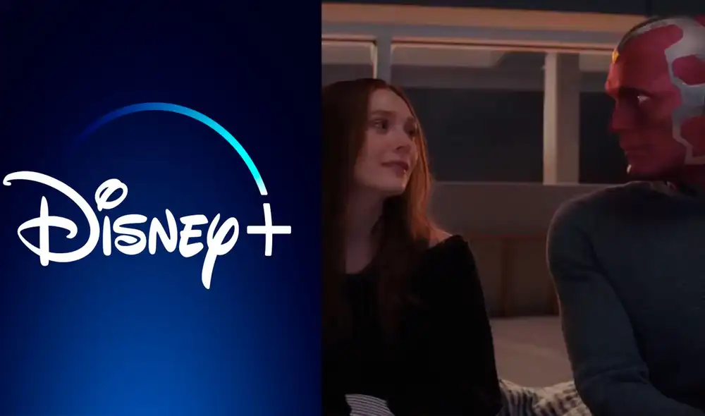 Disney Plus ofrece todos los episodios estrenados hasta ahora de WandaVision. Foto: composición Disney Plus