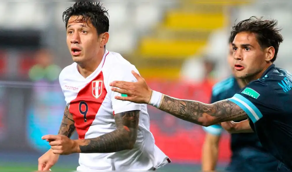Gianluca Lapadula enfrentando a Argentina en la cuarta fecha. Foto: Grupo La República Gianluca Lapadula enfrentando a Argentina en la cuarta fecha. Foto: Grupo La República