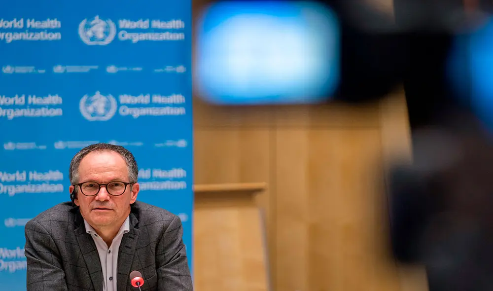 Peter Ben Embarek, responsable de la misión de investigación de la OMS que viajó a China, ya había comunicado que solicitaron más datos al gigante asiático. Foto: AFP Peter Ben Embarek, responsable de la misión de investigación de la OMS que viajó a China, ya había comunicado que solicitaron más datos al gigante asiático. Foto: AFP