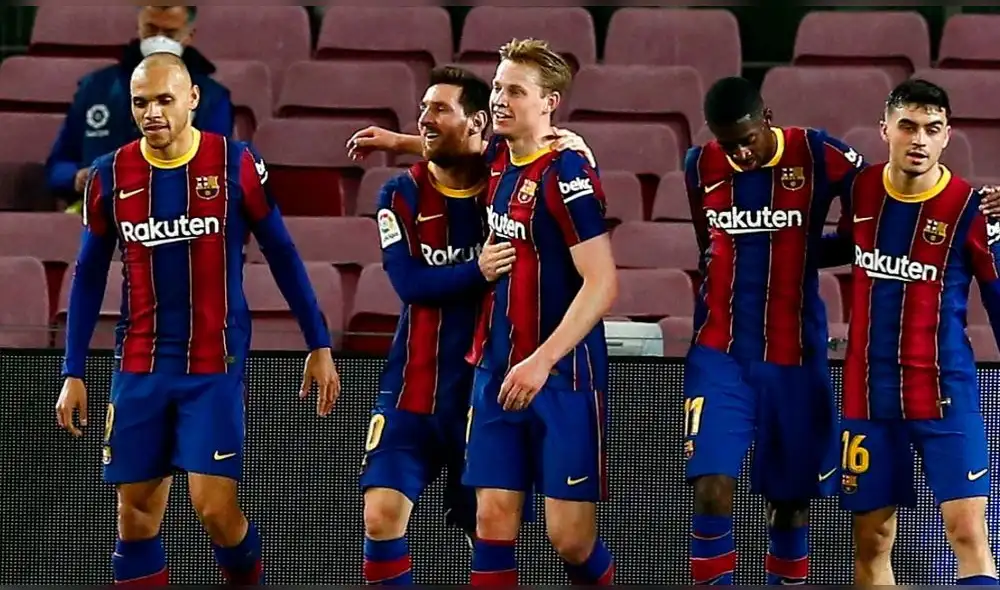 Barcelona marcha segundo en la tabla de posiciones de LaLiga. Foto: EFE Barcelona marcha segundo en la tabla de posiciones de LaLiga. Foto: EFE