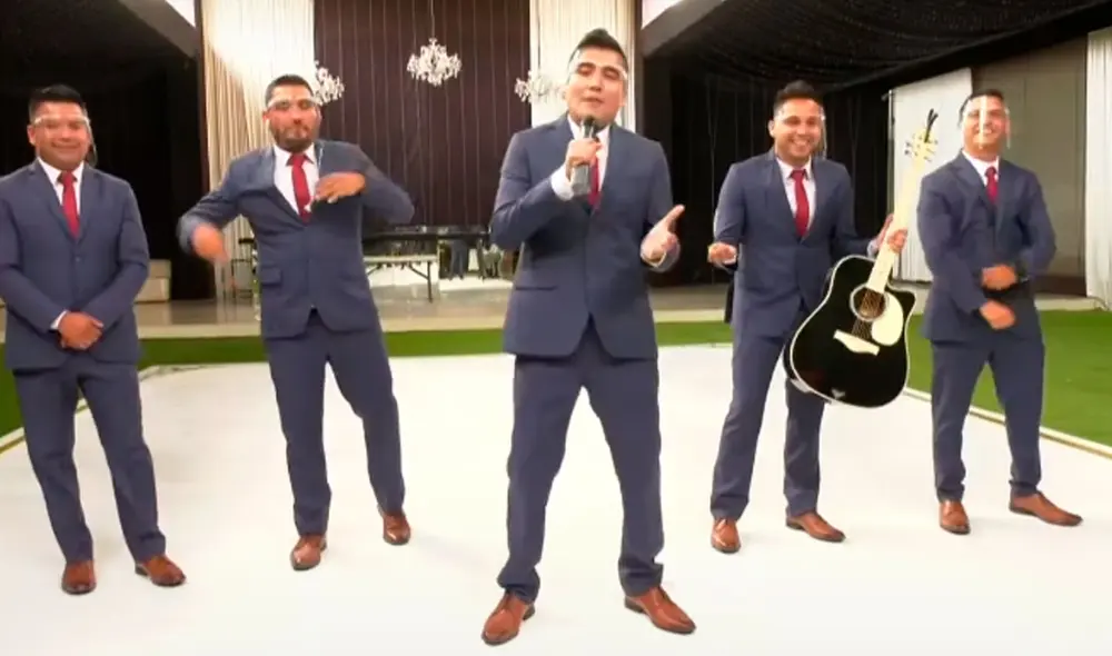 Angelo Fukuy presentó su orquesta Zona Libre en el programa En boca de todos. Foto: captura EBDT / América Televisión