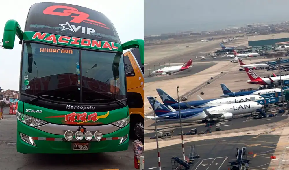 Los requisitos para viajar en bus o avión por el Perú dependerán del nivel de alerta del lugar desde donde se parte y de las características del viaje. Foto: composición/URPI-GLR